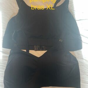 Pumping/breast feeding bras